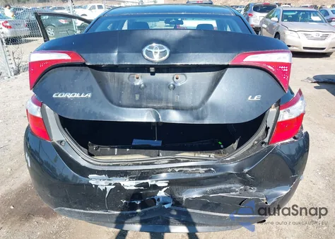 2016 Toyota Corolla Le from USA, damaged, VIN 2T1BURHE6GC737334